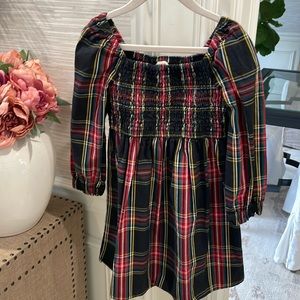 Crew cuts plaid dress (5t)